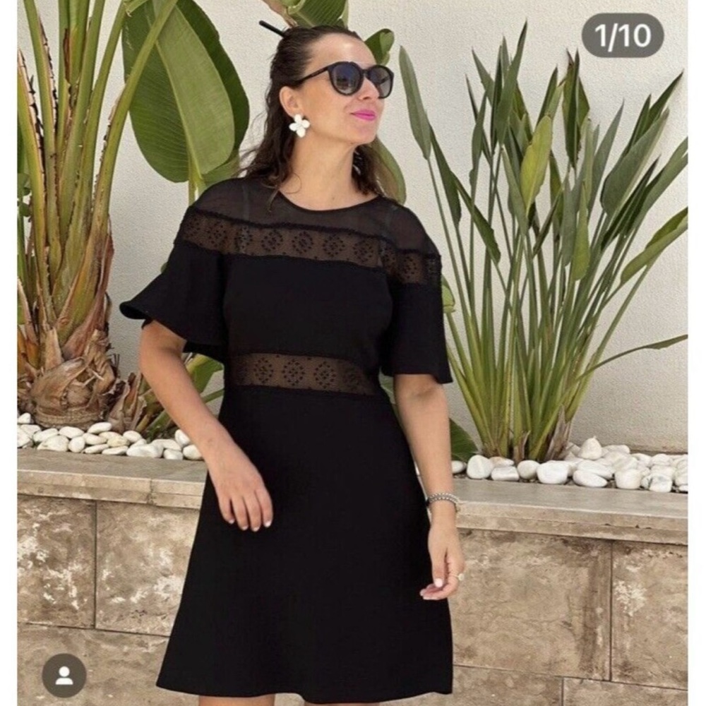 NWOT Black Sandro Dress